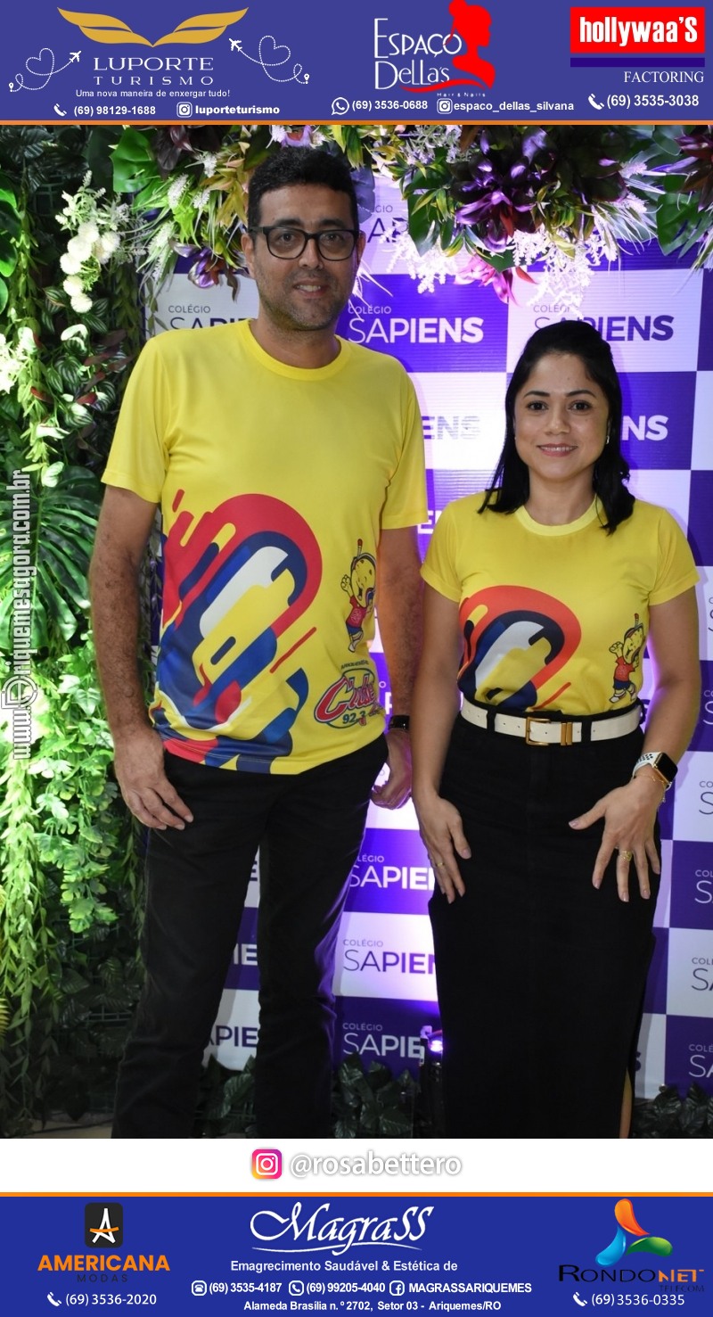 Coquetel Lançamento Oficial Colégio Sapiens Excelência em Ariquemes Rondônia