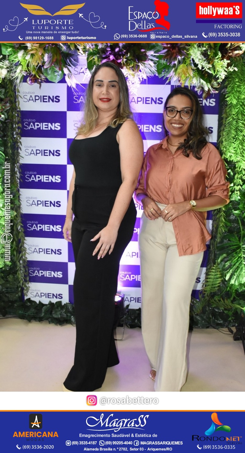 Coquetel Lançamento Oficial Colégio Sapiens Excelência em Ariquemes Rondônia