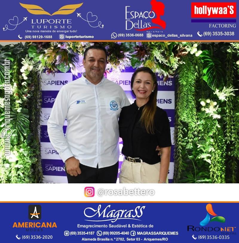 Coquetel Lançamento Oficial Colégio Sapiens Excelência em Ariquemes Rondônia