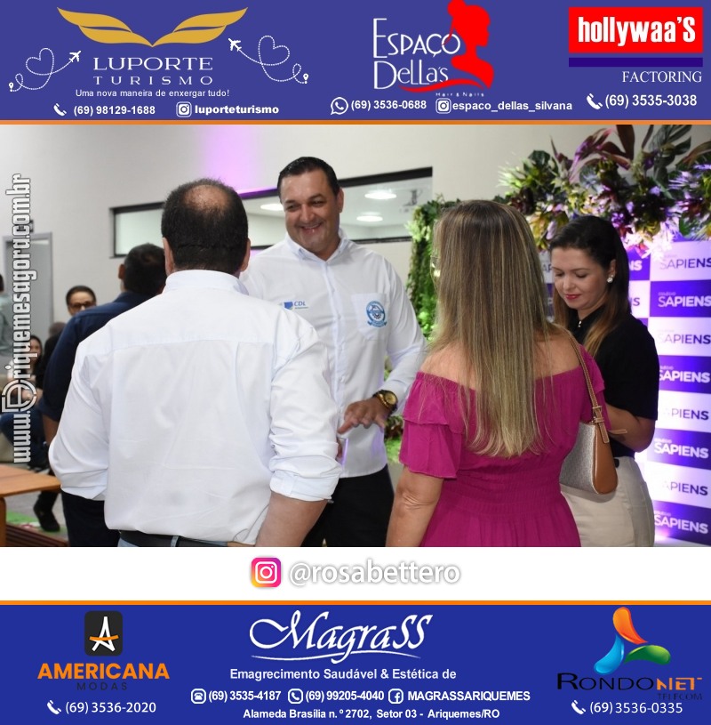 Coquetel Lançamento Oficial Colégio Sapiens Excelência em Ariquemes Rondônia