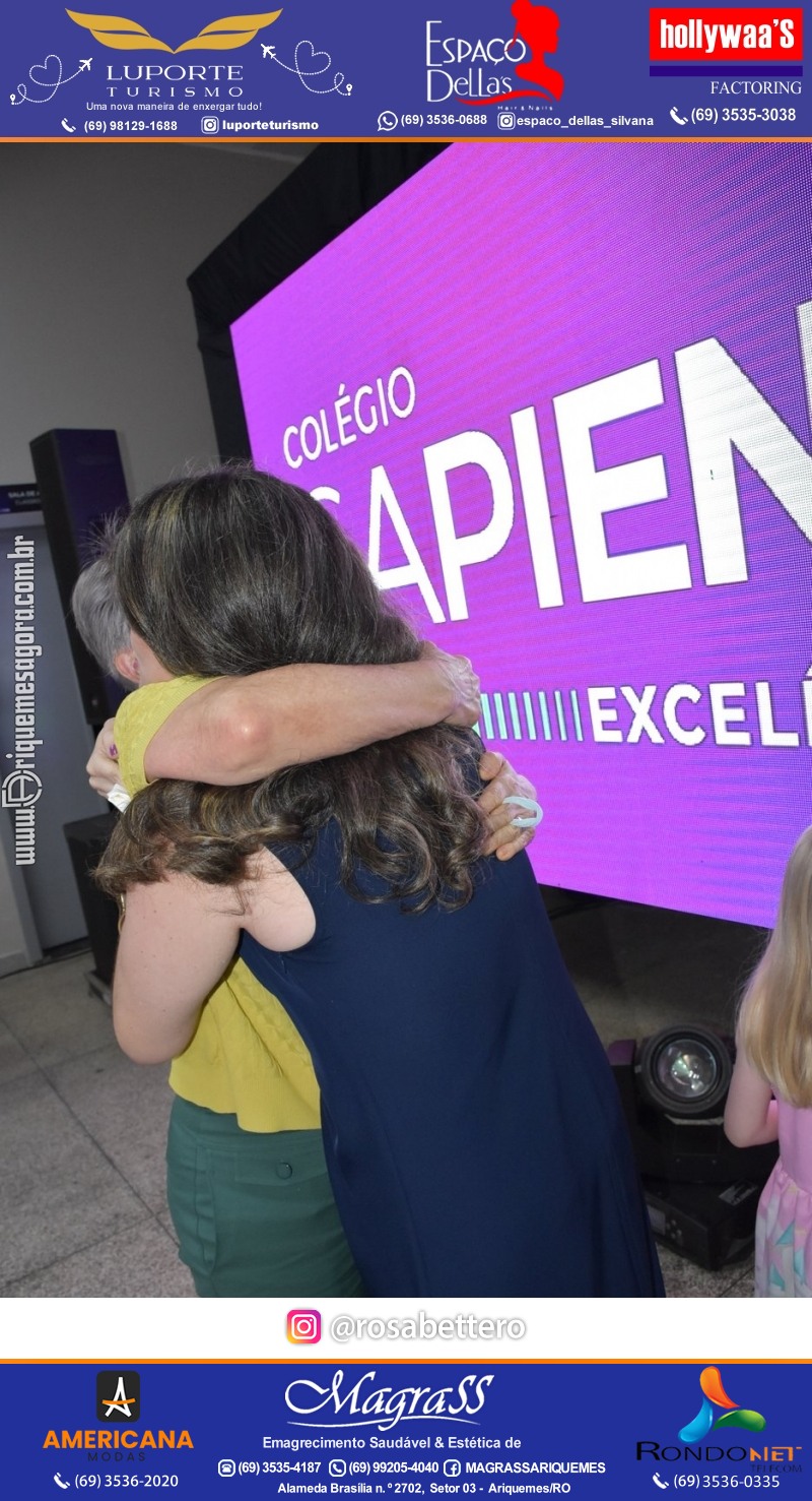 Coquetel Lançamento Oficial Colégio Sapiens Excelência em Ariquemes Rondônia