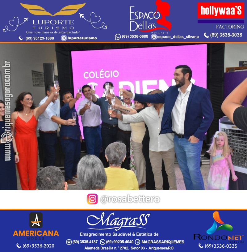 Coquetel Lançamento Oficial Colégio Sapiens Excelência em Ariquemes Rondônia