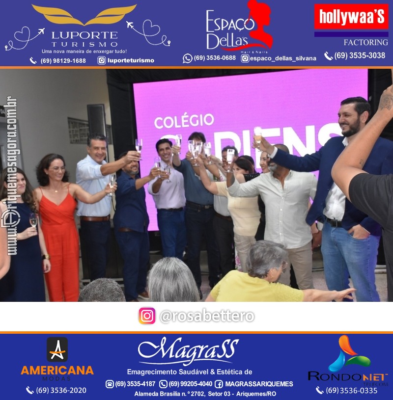 Coquetel Lançamento Oficial Colégio Sapiens Excelência em Ariquemes Rondônia