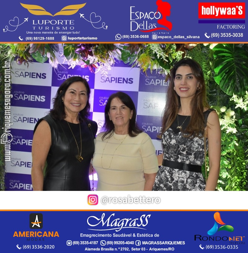 Coquetel Lançamento Oficial Colégio Sapiens Excelência em Ariquemes Rondônia