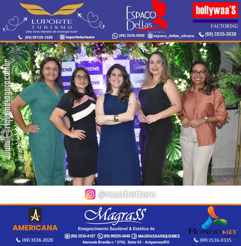Coquetel Lançamento Oficial Colégio Sapiens Excelência em Ariquemes Rondônia