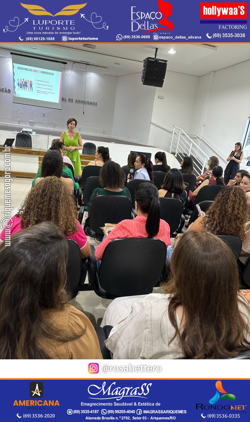 Lançamento do Conselho da Mulher Empreendedora e de Cultura da ACIA em Ariquemes Rondônia @cmec_ariquemes