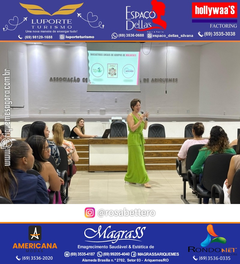 Lançamento do Conselho da Mulher Empreendedora e de Cultura da ACIA em Ariquemes Rondônia @cmec_ariquemes