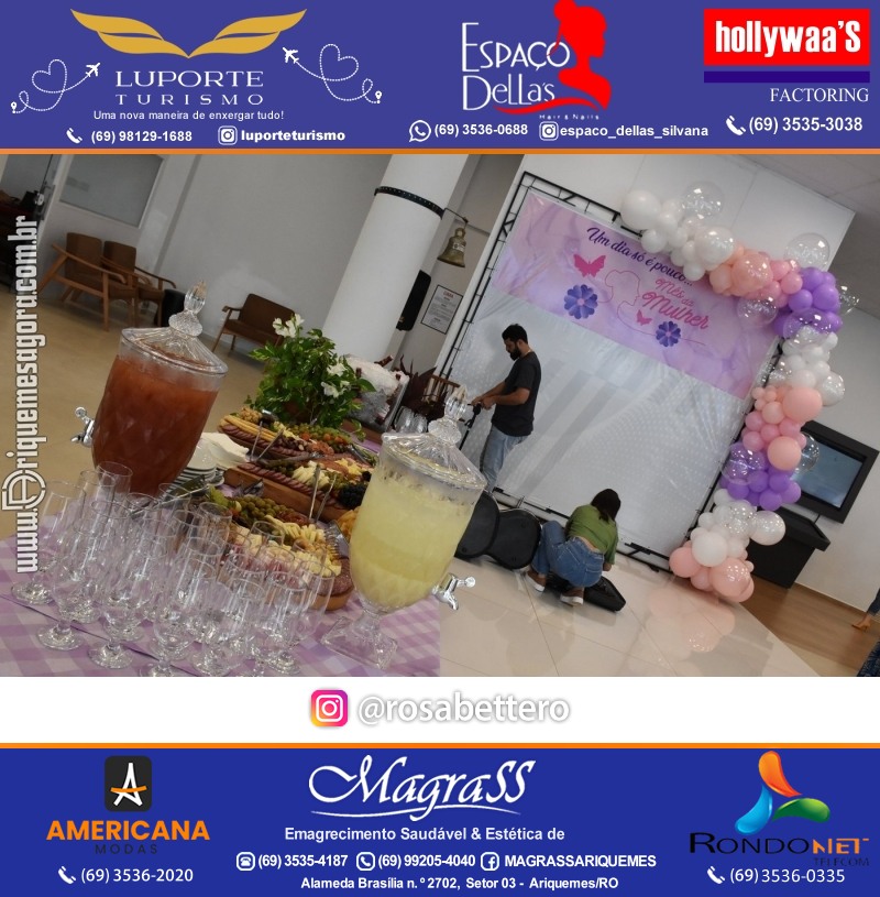 GIMA VEÍCULOS Ariquemes Comemora Dia Internacional da Mulher com um Happy hour