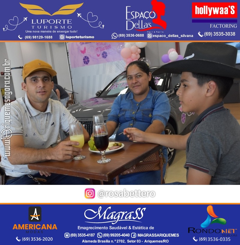 GIMA VEÍCULOS Ariquemes Comemora Dia Internacional da Mulher com um Happy hour