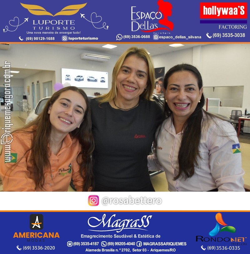 GIMA VEÍCULOS Ariquemes Comemora Dia Internacional da Mulher com um Happy hour