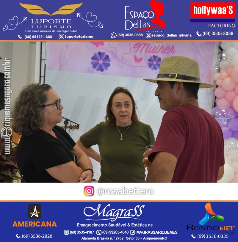 GIMA VEÍCULOS Ariquemes Comemora Dia Internacional da Mulher com um Happy hour