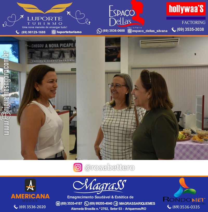 GIMA VEÍCULOS Ariquemes Comemora Dia Internacional da Mulher com um Happy hour