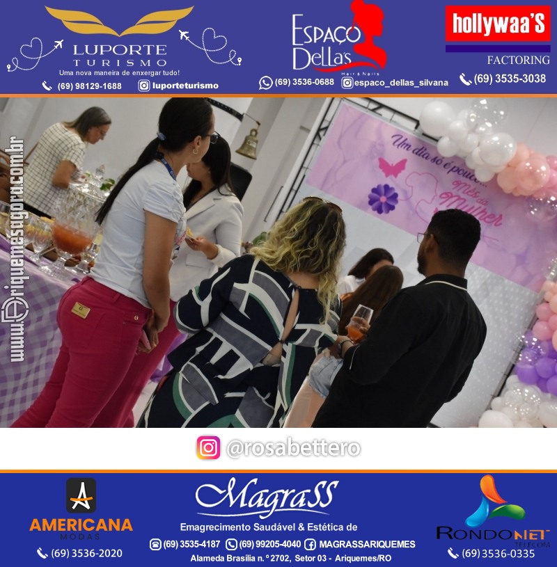 GIMA VEÍCULOS Ariquemes Comemora Dia Internacional da Mulher com um Happy hour