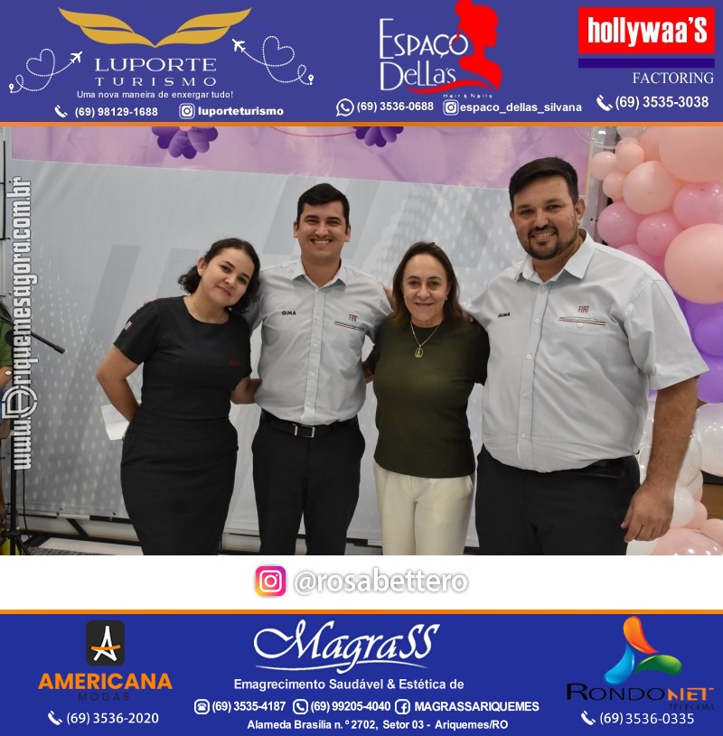 GIMA VEÍCULOS Ariquemes Comemora Dia Internacional da Mulher com um Happy hour