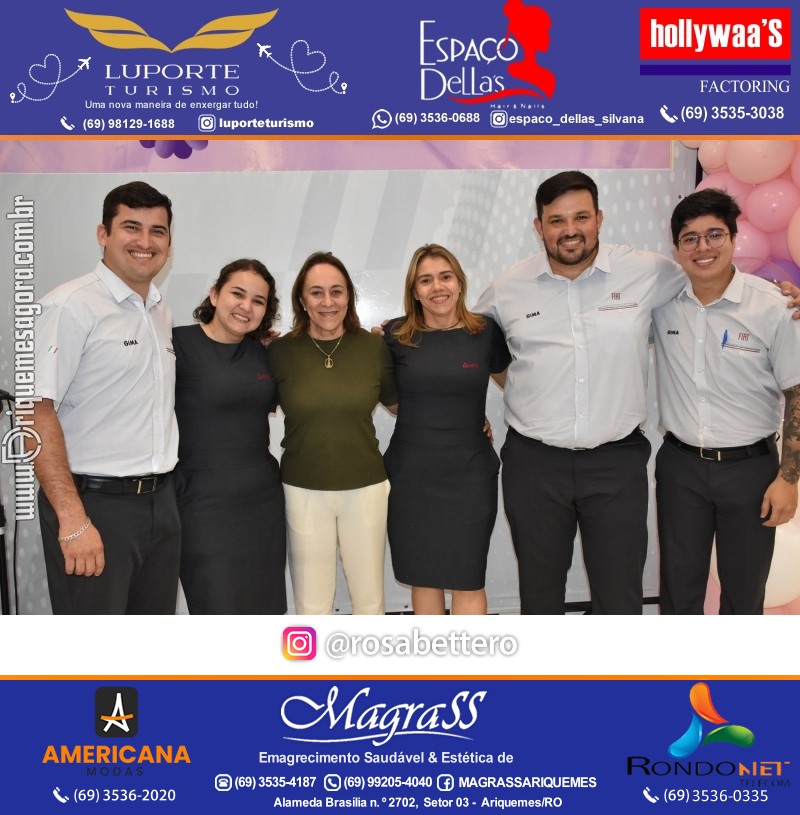 GIMA VEÍCULOS Ariquemes Comemora Dia Internacional da Mulher com um Happy hour