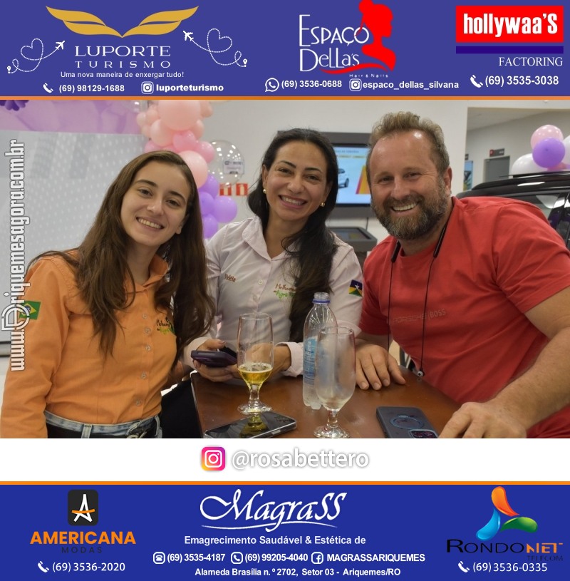 GIMA VEÍCULOS Ariquemes Comemora Dia Internacional da Mulher com um Happy hour