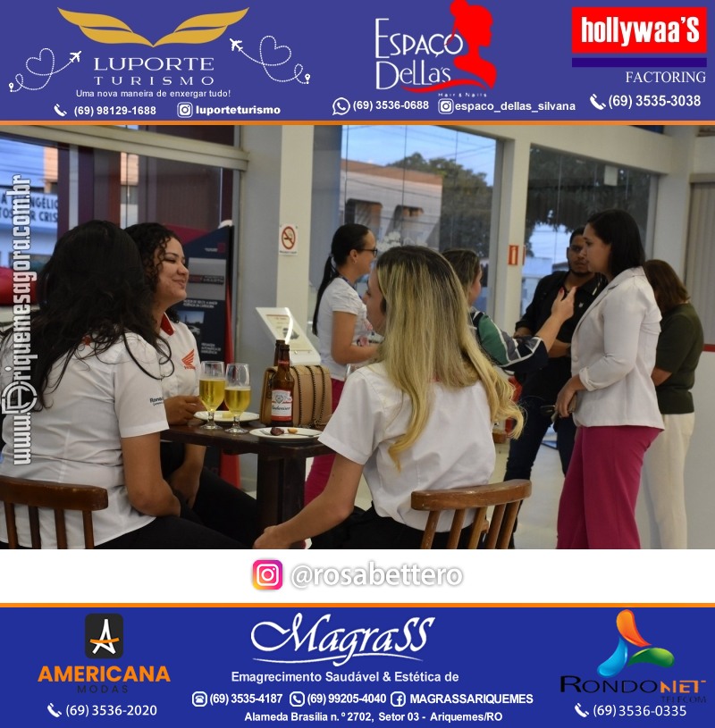 GIMA VEÍCULOS Ariquemes Comemora Dia Internacional da Mulher com um Happy hour