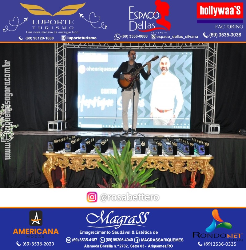 Prêmio Notável e Prêmio Mulher Notável 2025 no Máximus Eventos em Ariquemes Rondônia