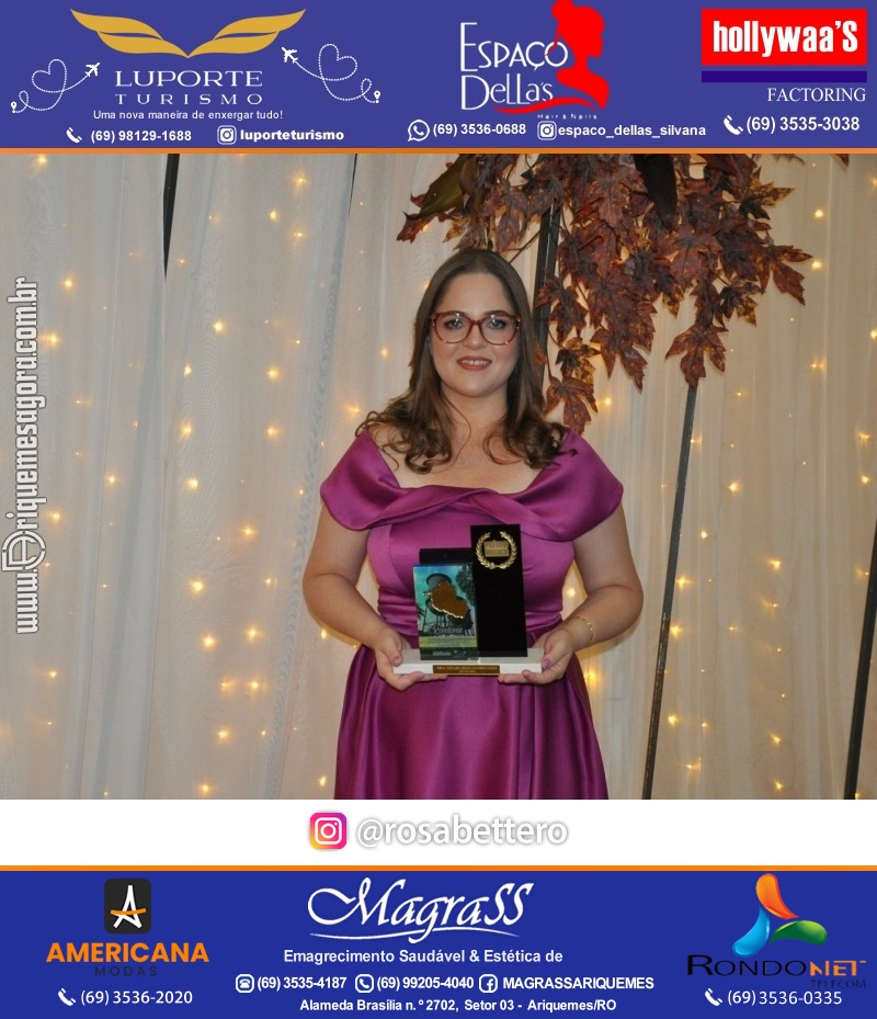 Prêmio Notável e Prêmio Mulher Notável 2025 no Máximus Eventos em Ariquemes Rondônia