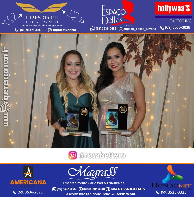 Prêmio Notável e Prêmio Mulher Notável 2025 no Máximus Eventos em Ariquemes Rondônia