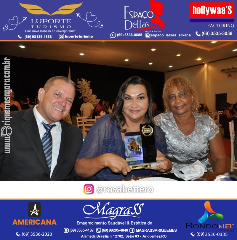 Prêmio Notável e Prêmio Mulher Notável 2025 no Máximus Eventos em Ariquemes Rondônia