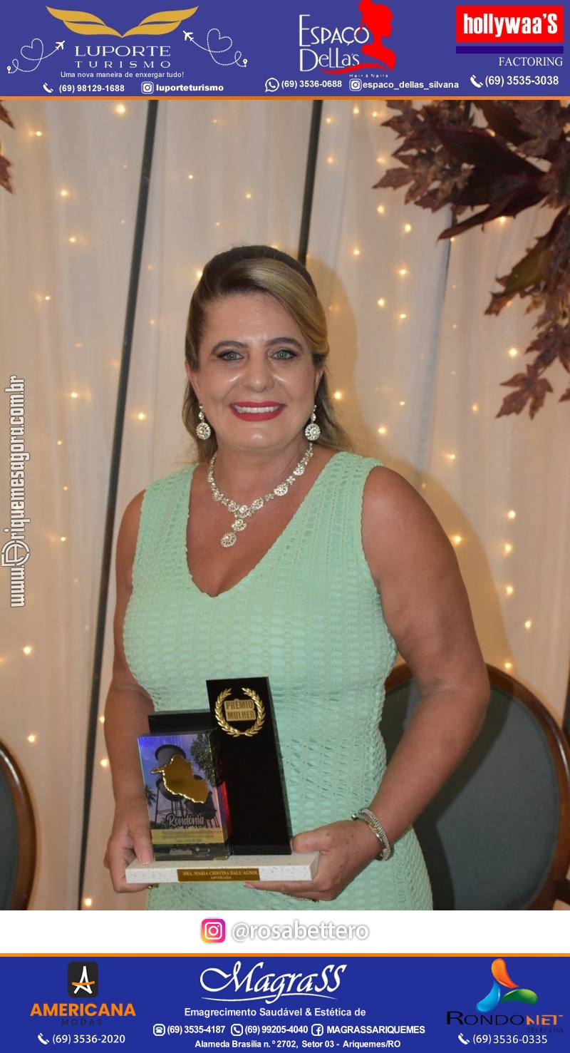 Prêmio Notável e Prêmio Mulher Notável 2025 no Máximus Eventos em Ariquemes Rondônia