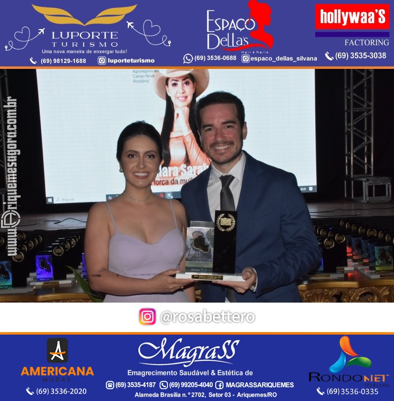 Prêmio Notável e Prêmio Mulher Notável 2025 no Máximus Eventos em Ariquemes Rondônia