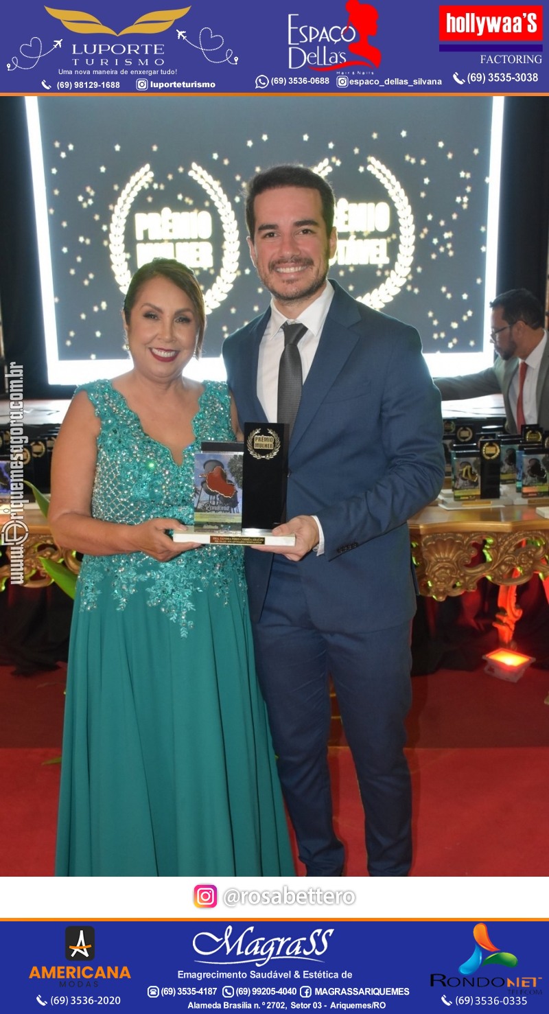 Prêmio Notável e Prêmio Mulher Notável 2025 no Máximus Eventos em Ariquemes Rondônia