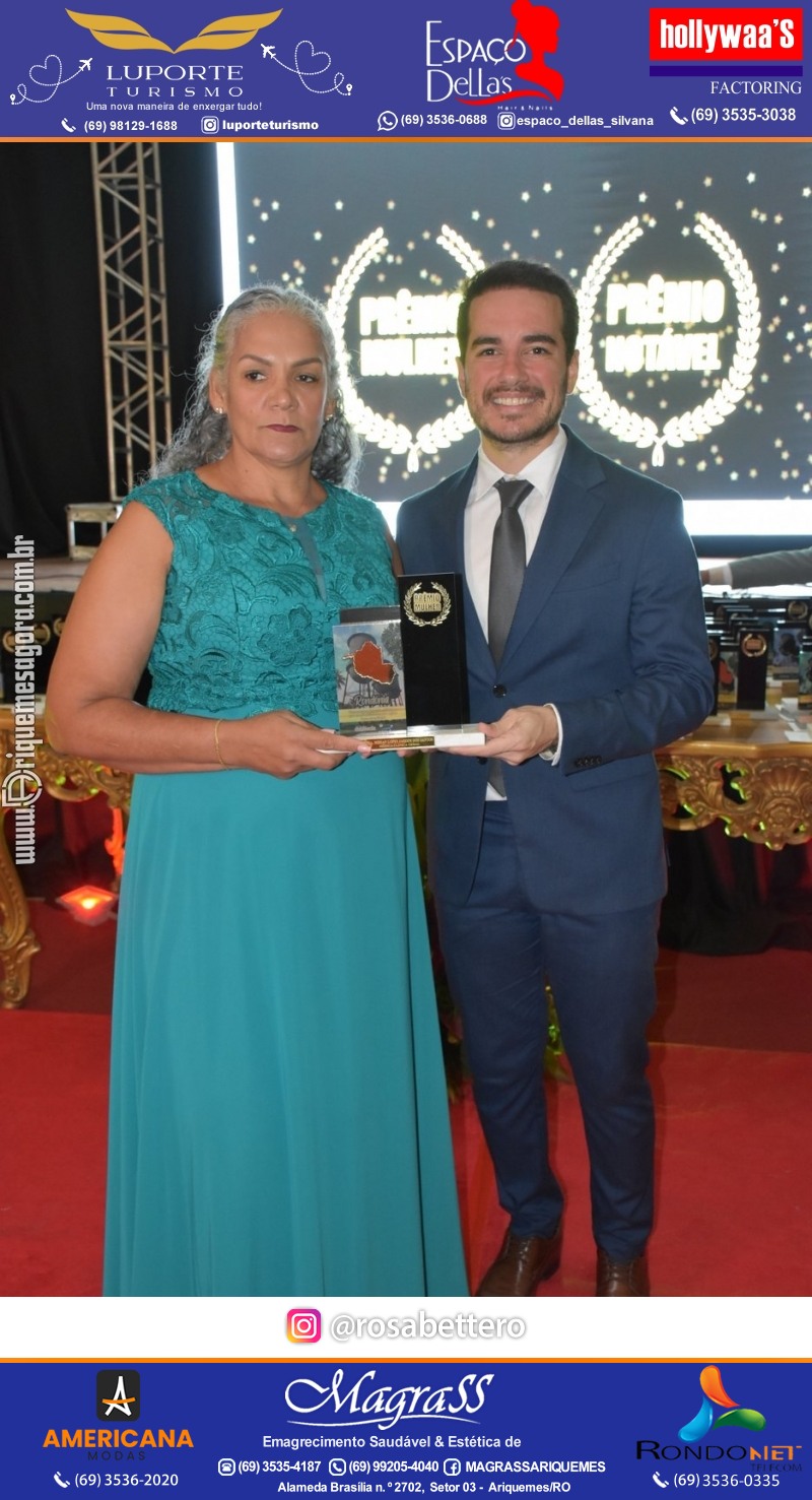 Prêmio Notável e Prêmio Mulher Notável 2025 no Máximus Eventos em Ariquemes Rondônia