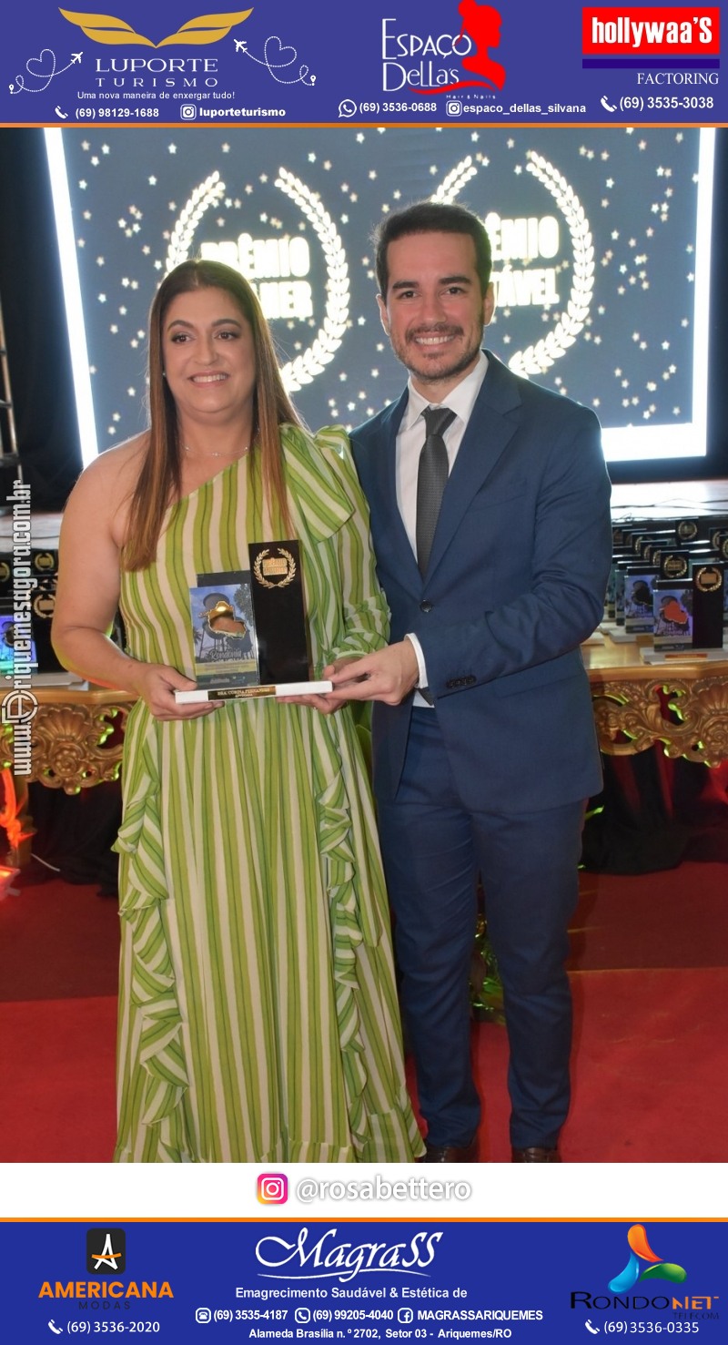 Prêmio Notável e Prêmio Mulher Notável 2025 no Máximus Eventos em Ariquemes Rondônia