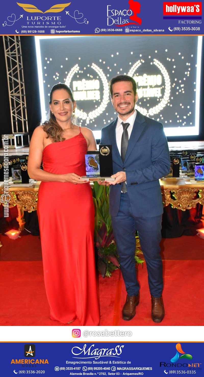 Prêmio Notável e Prêmio Mulher Notável 2025 no Máximus Eventos em Ariquemes Rondônia