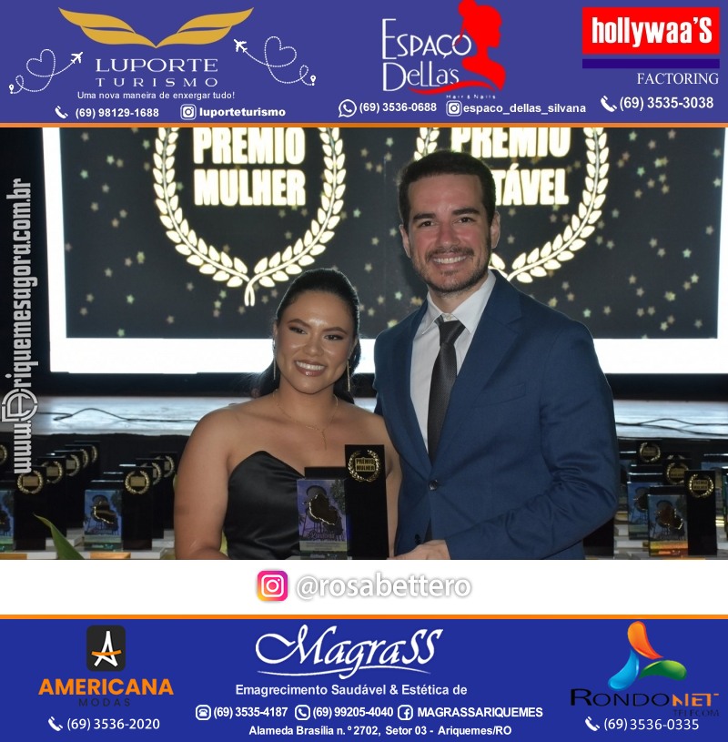 Prêmio Notável e Prêmio Mulher Notável 2025 no Máximus Eventos em Ariquemes Rondônia