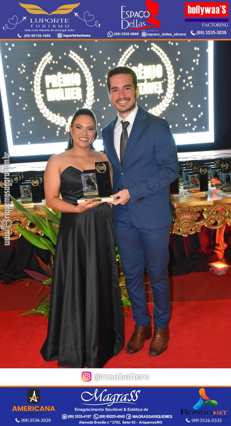 Prêmio Notável e Prêmio Mulher Notável 2025 no Máximus Eventos em Ariquemes Rondônia