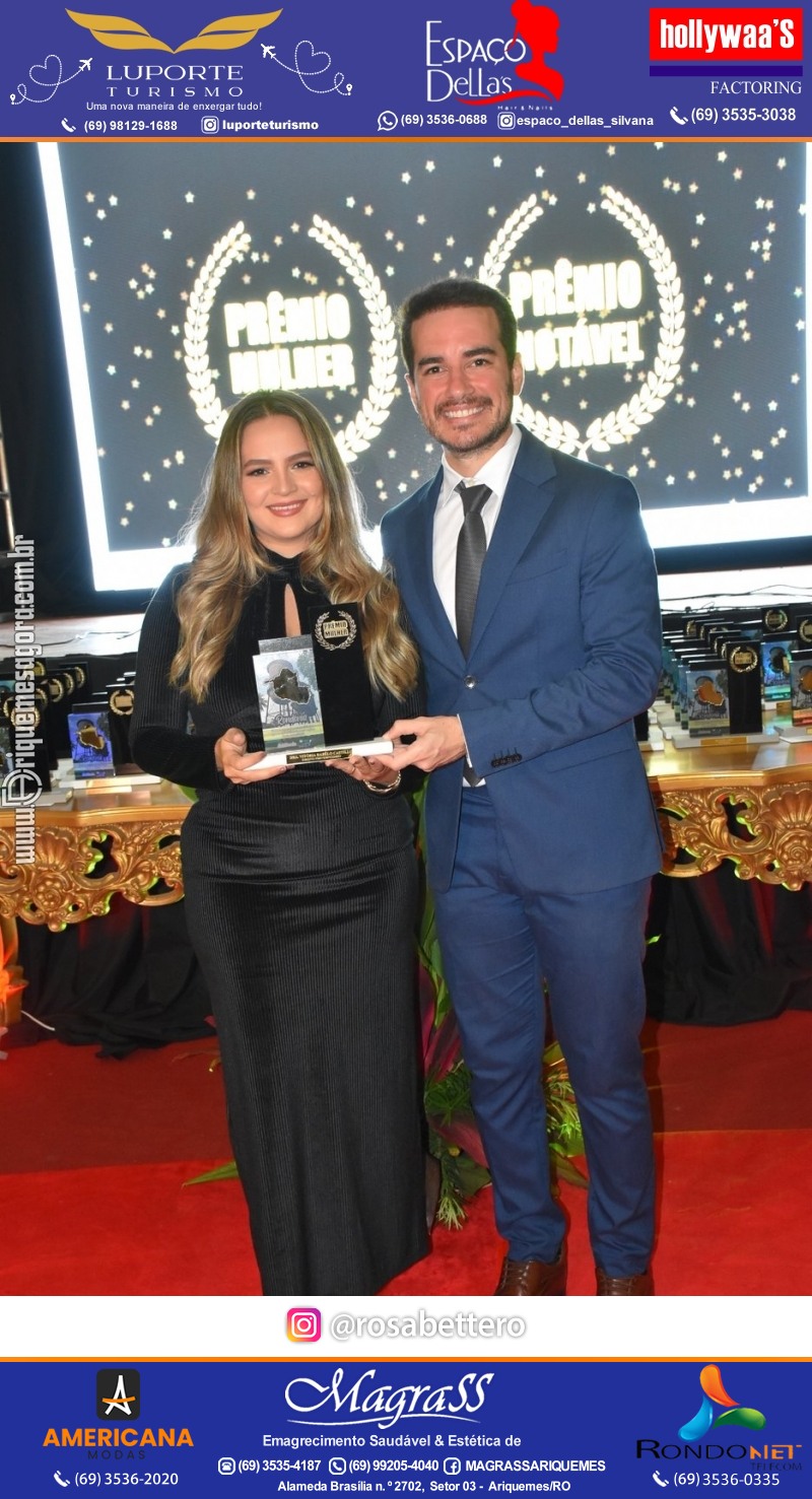 Prêmio Notável e Prêmio Mulher Notável 2025 no Máximus Eventos em Ariquemes Rondônia