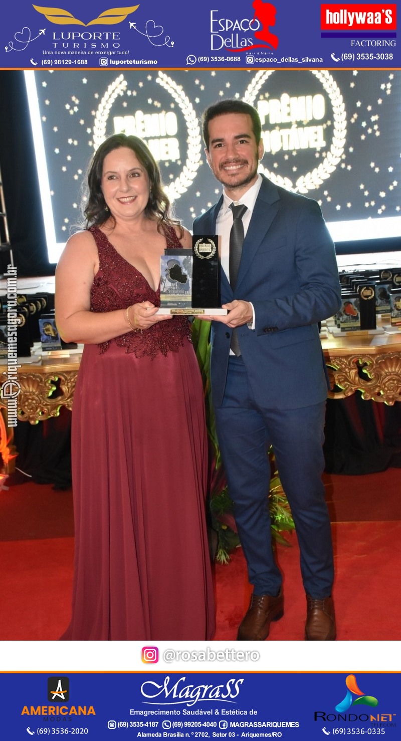 Prêmio Notável e Prêmio Mulher Notável 2025 no Máximus Eventos em Ariquemes Rondônia