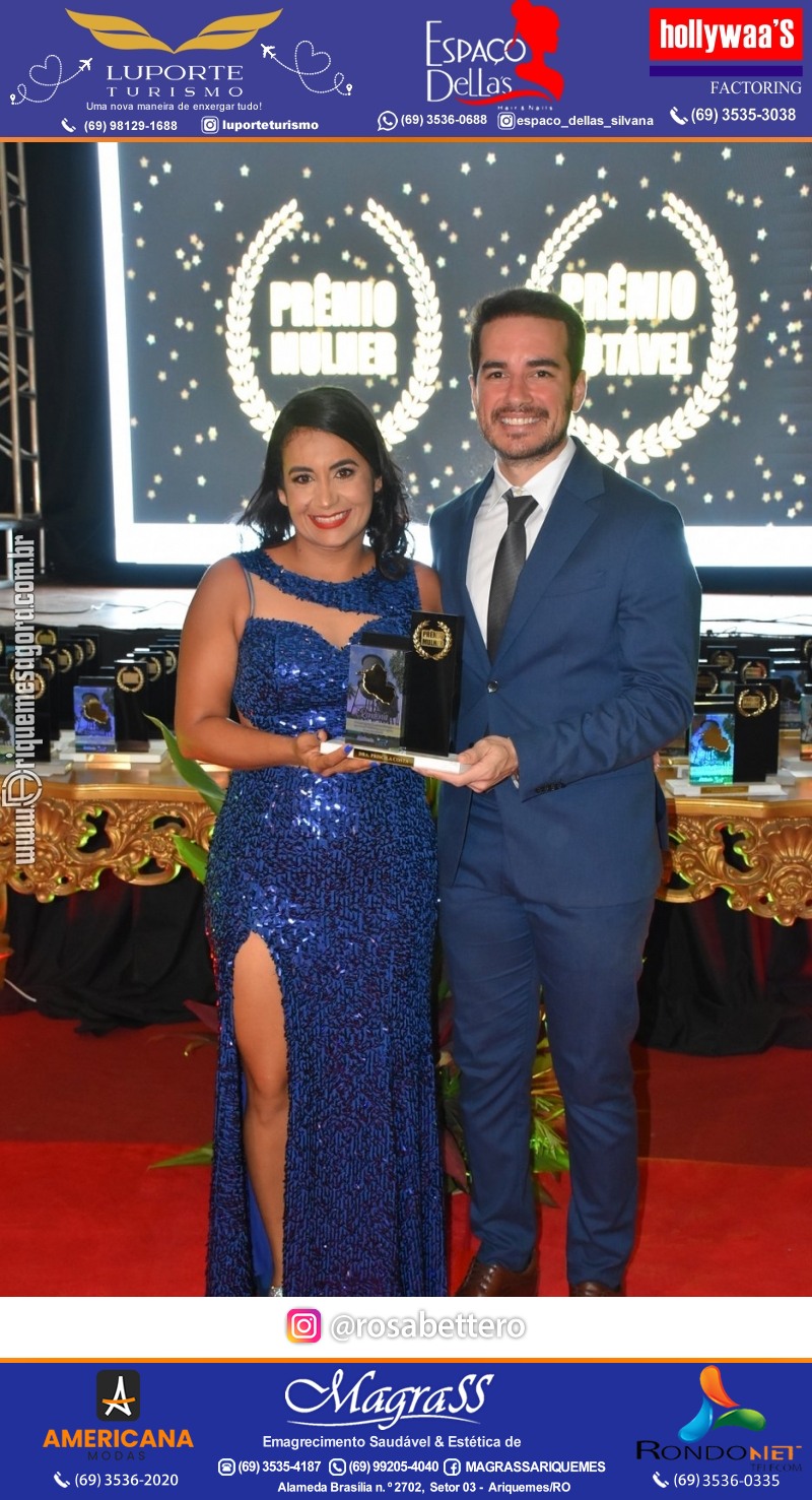 Prêmio Notável e Prêmio Mulher Notável 2025 no Máximus Eventos em Ariquemes Rondônia