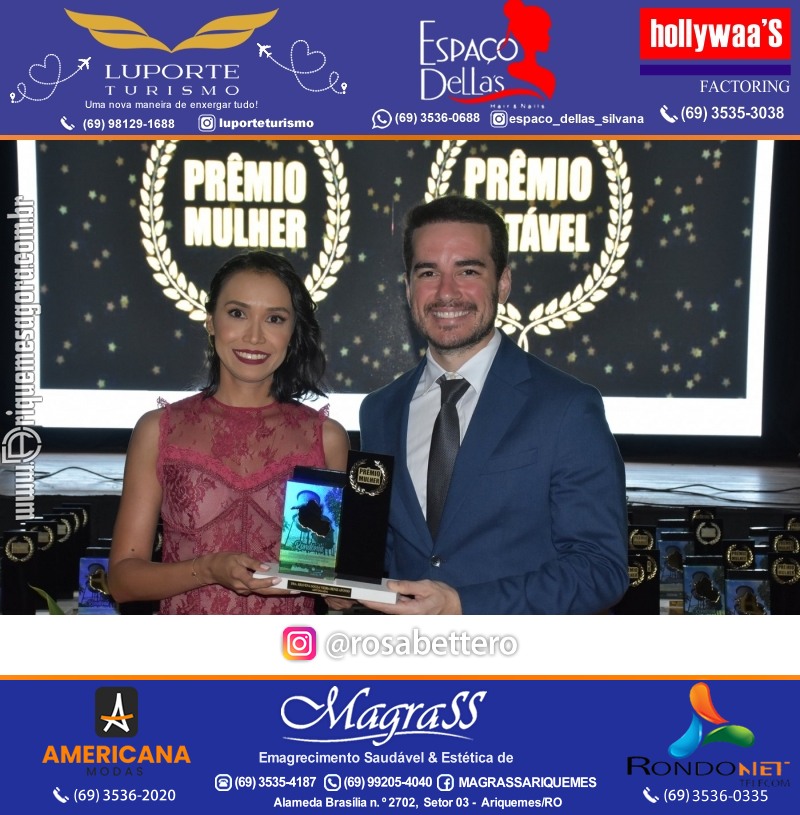 Prêmio Notável e Prêmio Mulher Notável 2025 no Máximus Eventos em Ariquemes Rondônia