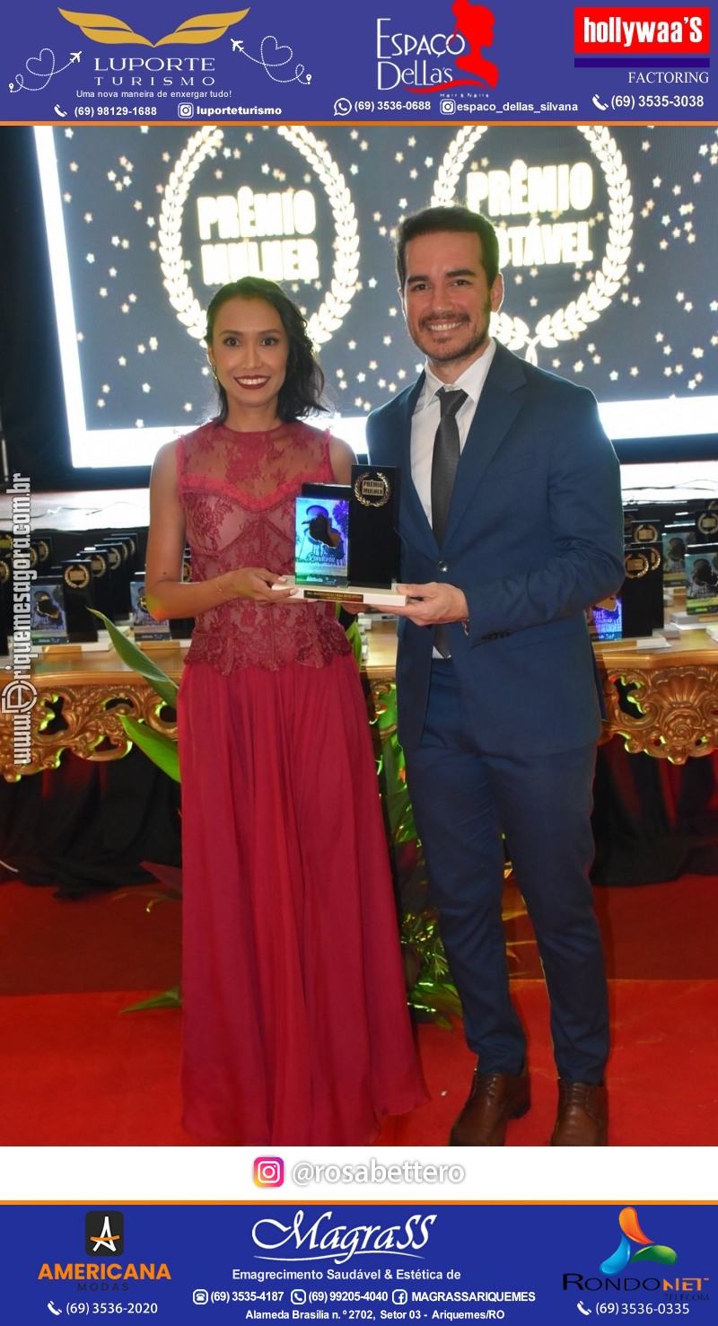 Prêmio Notável e Prêmio Mulher Notável 2025 no Máximus Eventos em Ariquemes Rondônia