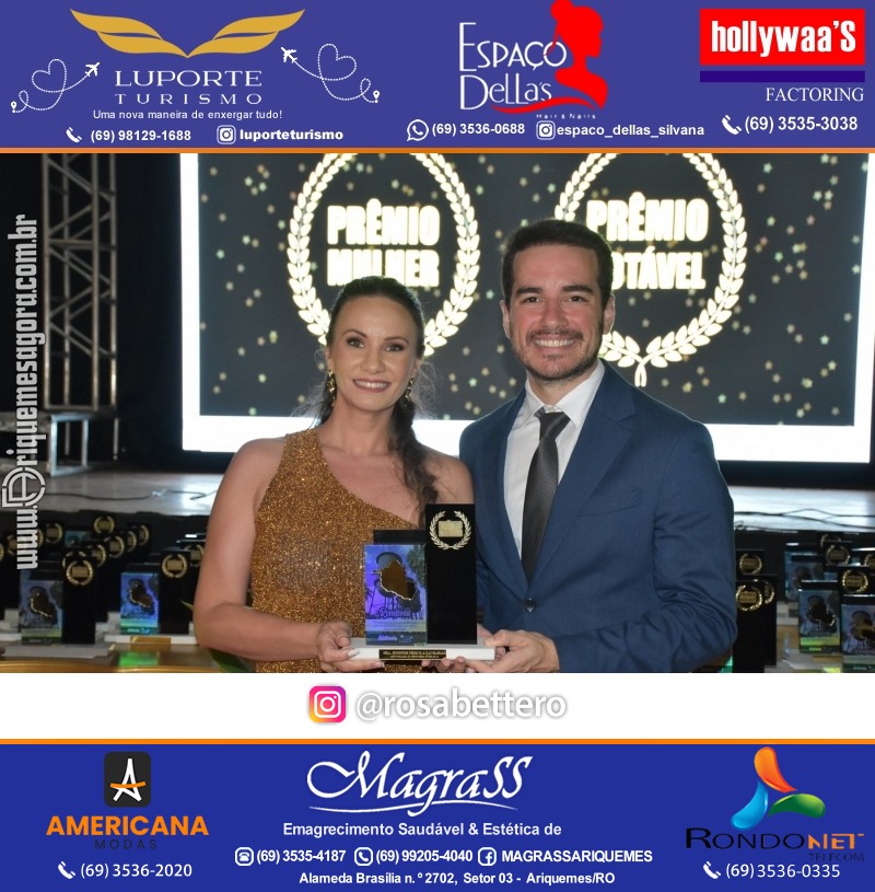 Prêmio Notável e Prêmio Mulher Notável 2025 no Máximus Eventos em Ariquemes Rondônia