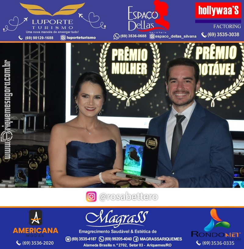 Prêmio Notável e Prêmio Mulher Notável 2025 no Máximus Eventos em Ariquemes Rondônia