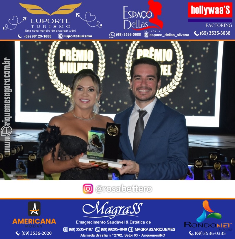 Prêmio Notável e Prêmio Mulher Notável 2025 no Máximus Eventos em Ariquemes Rondônia