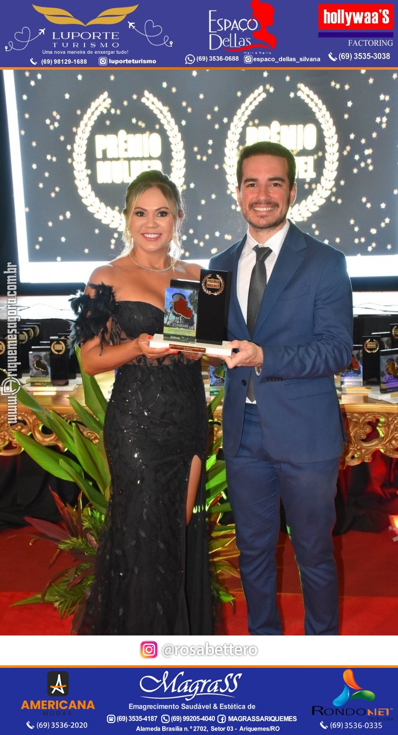 Prêmio Notável e Prêmio Mulher Notável 2025 no Máximus Eventos em Ariquemes Rondônia