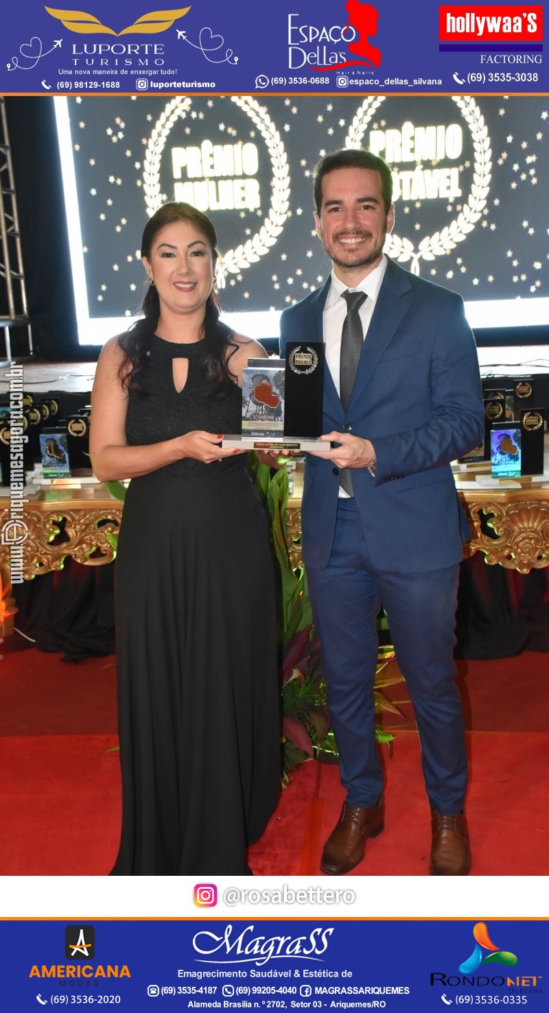 Prêmio Notável e Prêmio Mulher Notável 2025 no Máximus Eventos em Ariquemes Rondônia