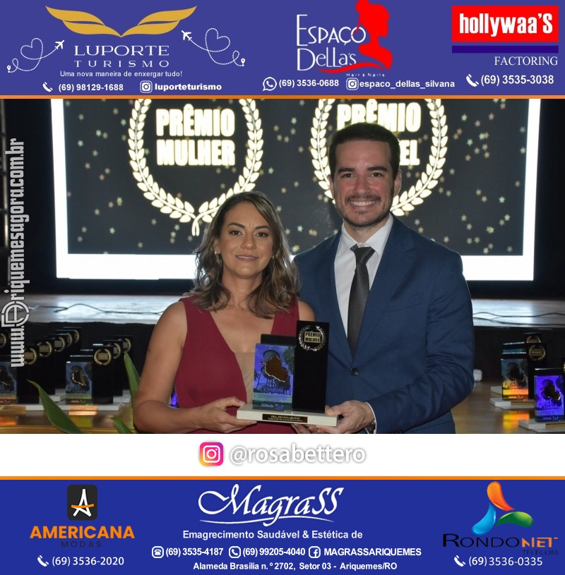 Prêmio Notável e Prêmio Mulher Notável 2025 no Máximus Eventos em Ariquemes Rondônia
