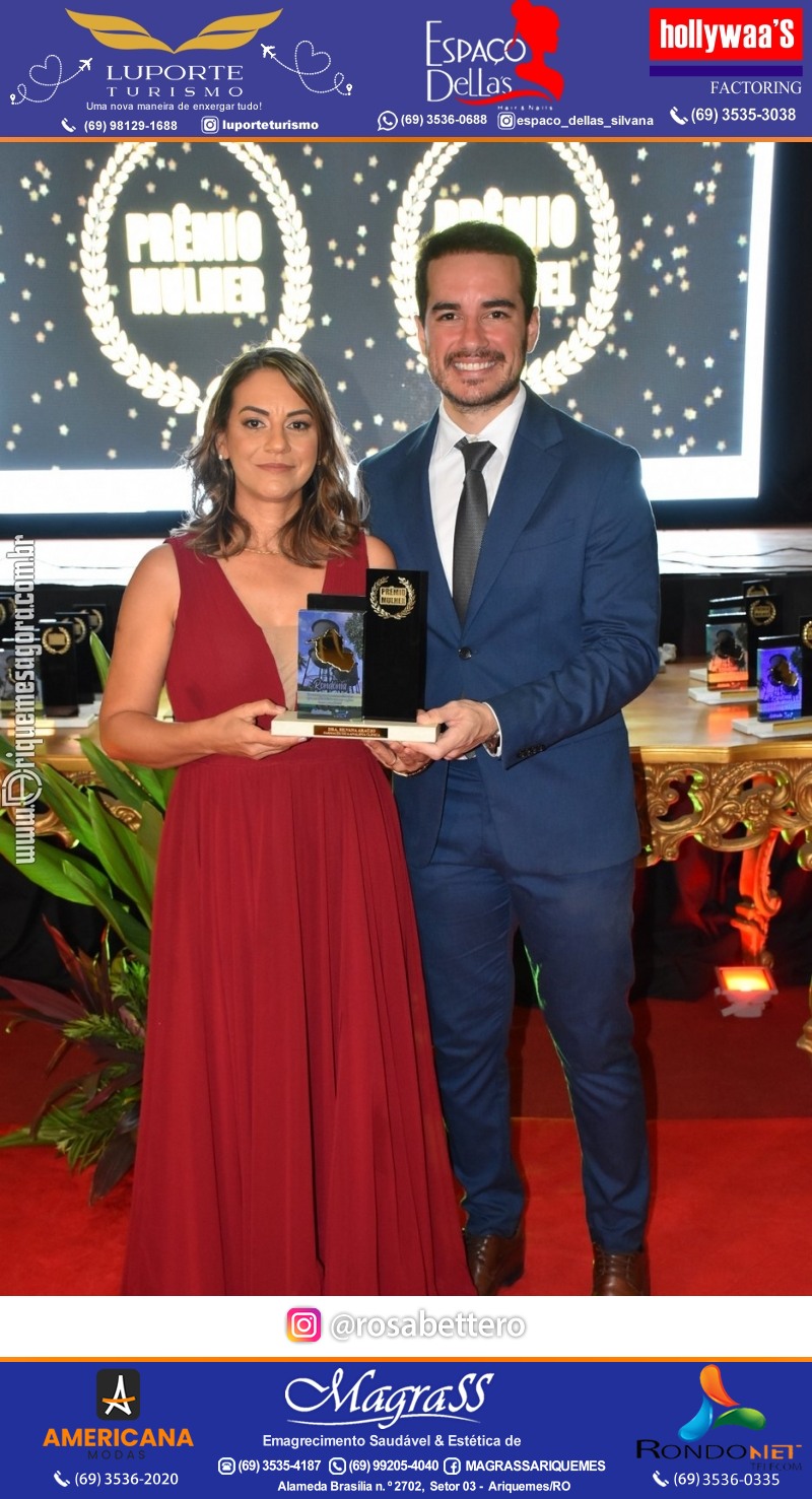 Prêmio Notável e Prêmio Mulher Notável 2025 no Máximus Eventos em Ariquemes Rondônia