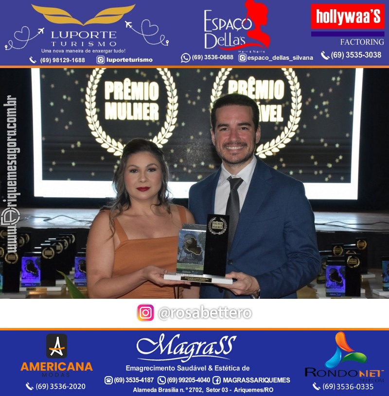 Prêmio Notável e Prêmio Mulher Notável 2025 no Máximus Eventos em Ariquemes Rondônia