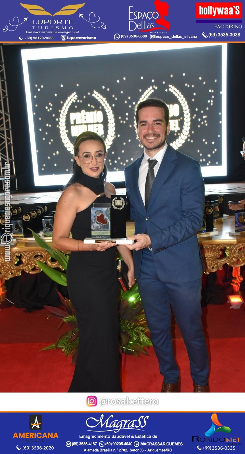 Prêmio Notável e Prêmio Mulher Notável 2025 no Máximus Eventos em Ariquemes Rondônia