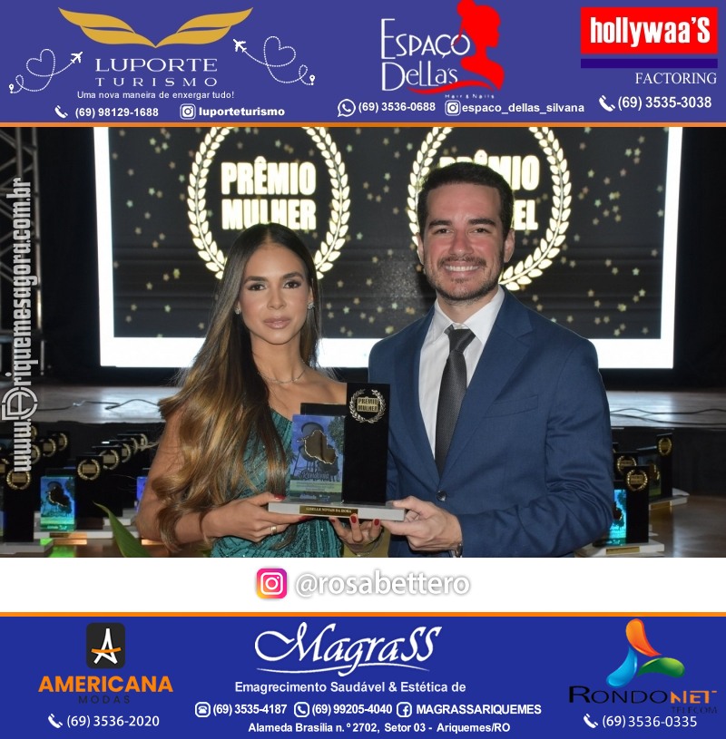Prêmio Notável e Prêmio Mulher Notável 2025 no Máximus Eventos em Ariquemes Rondônia