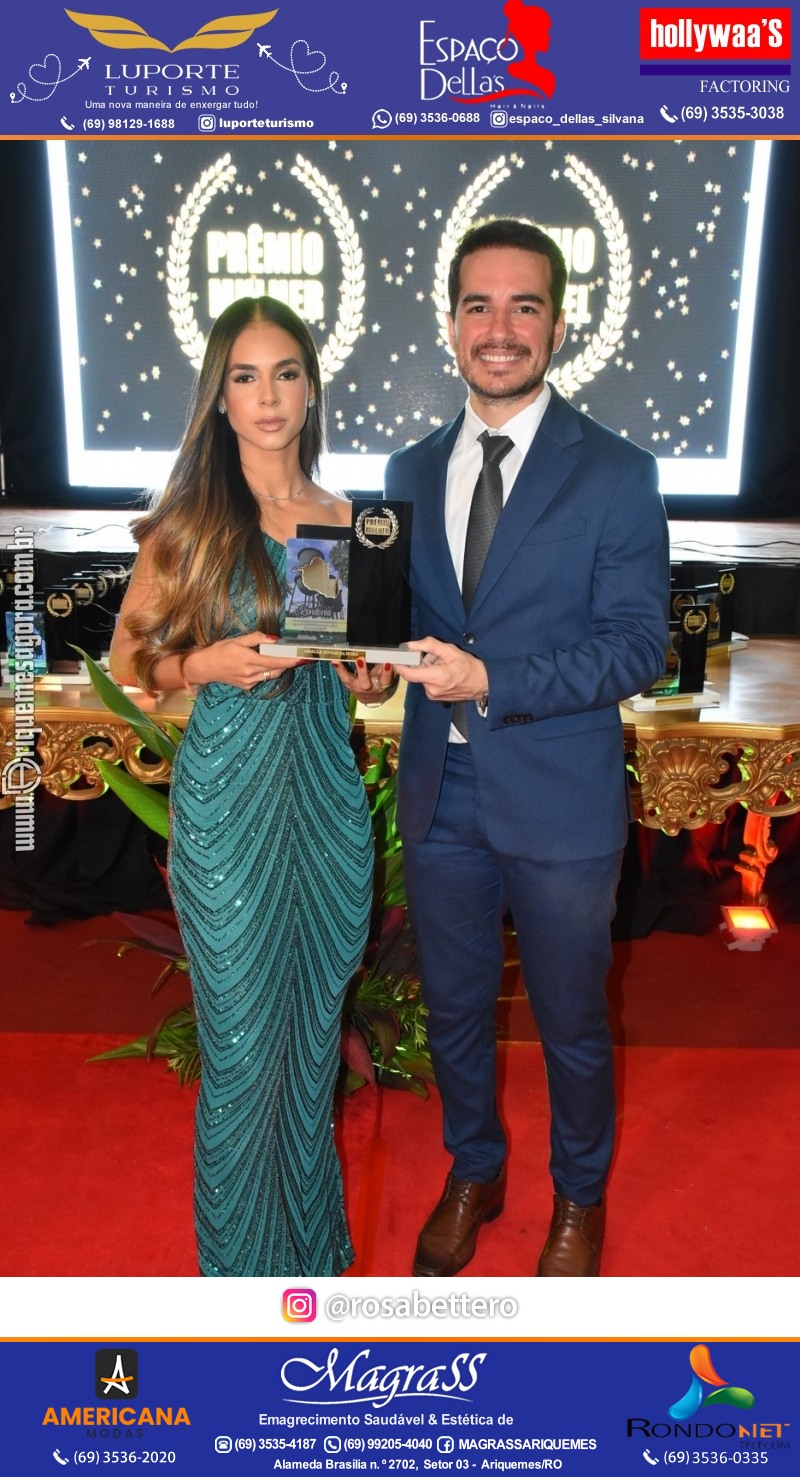 Prêmio Notável e Prêmio Mulher Notável 2025 no Máximus Eventos em Ariquemes Rondônia