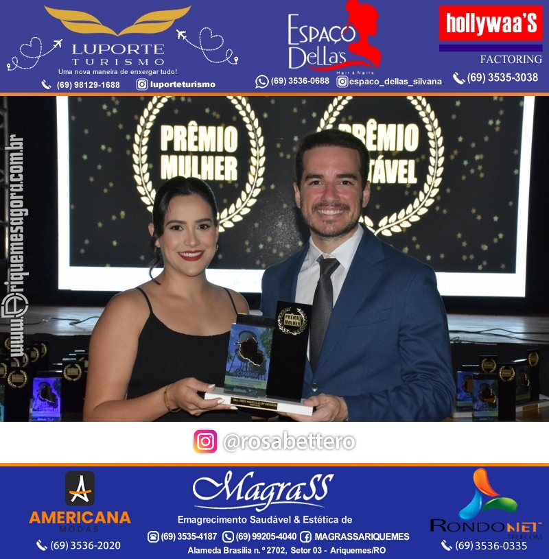Prêmio Notável e Prêmio Mulher Notável 2025 no Máximus Eventos em Ariquemes Rondônia